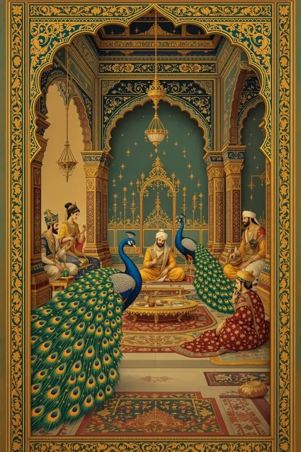 印度细密画:千年的绚丽 The Miniature Paintings of India 印度细密画:千年的绚丽 海报